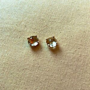 IPPOLITA Mini Stud Earrings in Sterling Silver with Clear Quartz Stones